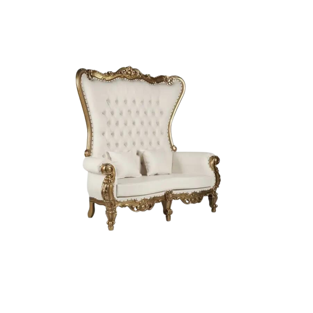 King & Queen Thrown Chairs (Love Seat)