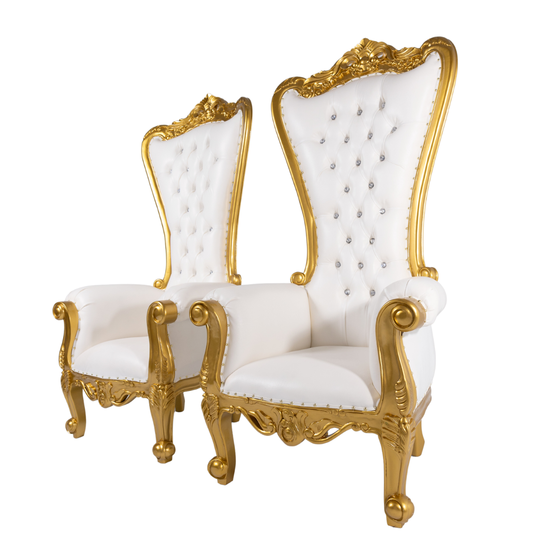 King & Queen Thrown Chairs (Single)